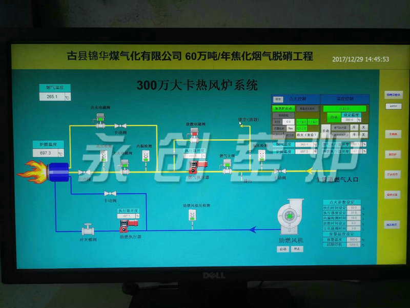 脫硝加熱爐自動(dòng)控制系統(tǒng)